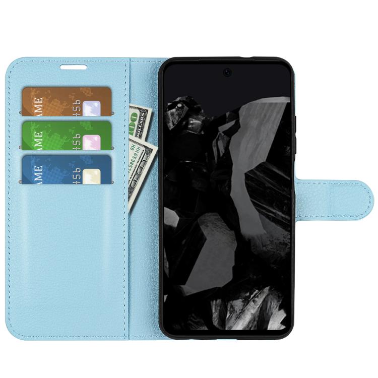 For Google Pixel 9 Pro XL Litchi Texture Horizontal Flip Leather Phone Case with Holder