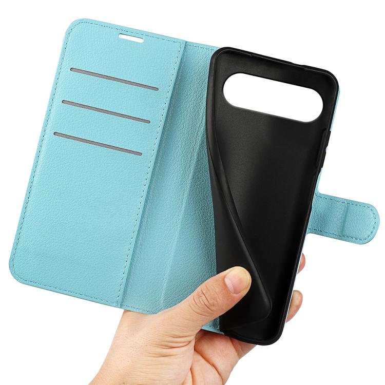 For Google Pixel 9 Pro XL Litchi Texture Horizontal Flip Leather Phone Case with Holder
