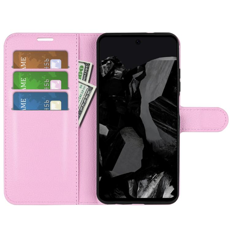 For Google Pixel 9 Pro XL Litchi Texture Horizontal Flip Leather Phone Case with Holder
