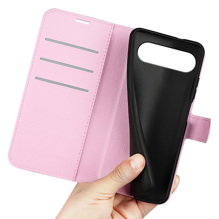 For Google Pixel 9 Pro XL Litchi Texture Horizontal Flip Leather Phone Case with Holder