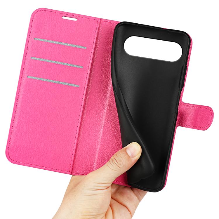 For Google Pixel 9 Pro XL Litchi Texture Horizontal Flip Leather Phone Case with Holder