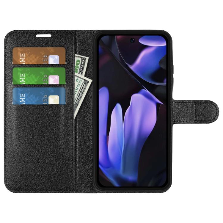 For Google Pixel 9a Litchi Texture Horizontal Flip Leather Phone Case with Holder