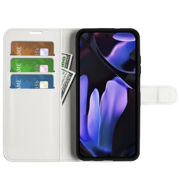 For Google Pixel 9a Litchi Texture Horizontal Flip Leather Phone Case with Holder