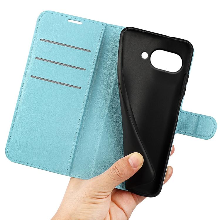 For Google Pixel 9a Litchi Texture Horizontal Flip Leather Phone Case with Holder