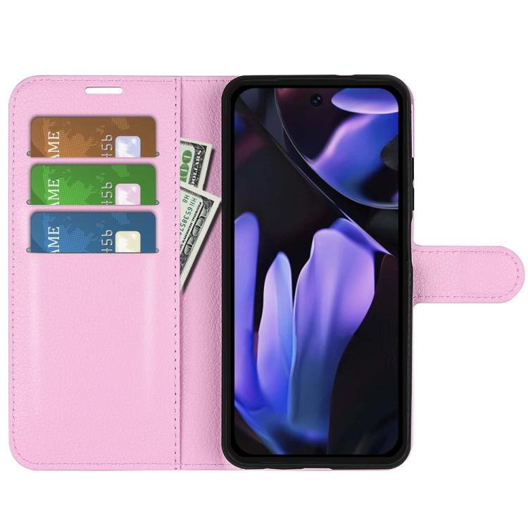 For Google Pixel 9a Litchi Texture Horizontal Flip Leather Phone Case with Holder