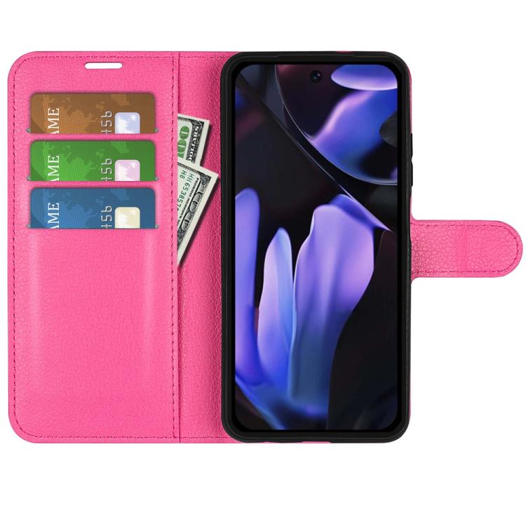 For Google Pixel 9a Litchi Texture Horizontal Flip Leather Phone Case with Holder