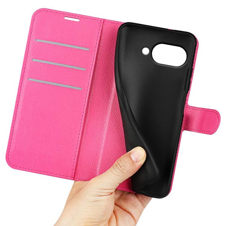 For Google Pixel 9a Litchi Texture Horizontal Flip Leather Phone Case with Holder