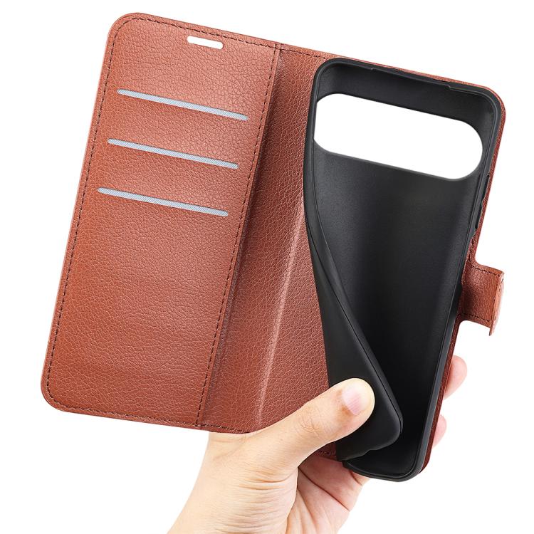 For Google Pixel 10 Pro XL Litchi Texture Horizontal Flip Leather Phone Case with Holder