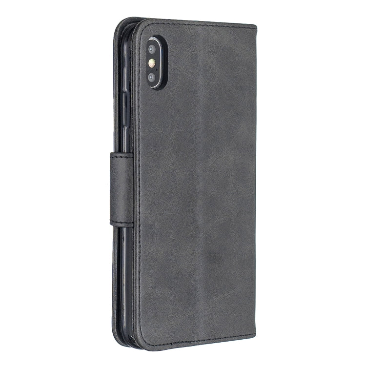 Retro Lambskin Texture Pure Color Horizontal Flip PU Leather Case for Galaxy M30, with Holder & Card Slots & Wallet & Lanyard