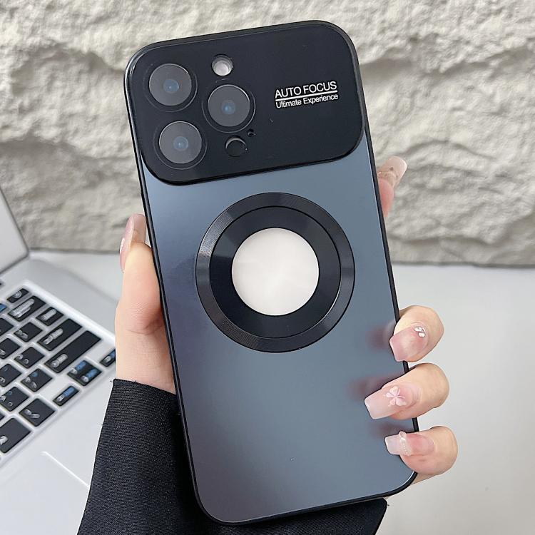 For iPhone 13 Pro Plating Large Window MagSafe Phone Case