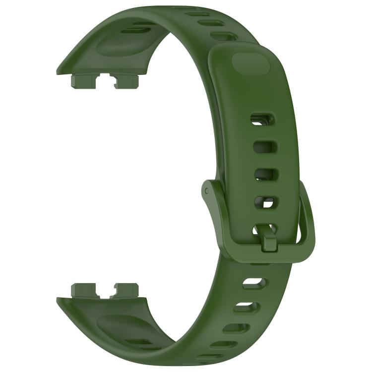For Huawei Band 10 Nail Button Glossy Silicone Watch Band