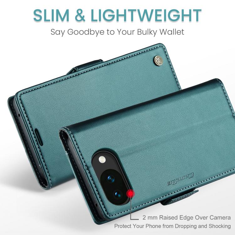 For Google Pixel 10a CaseMe 023 Butterfly Buckle Litchi Texture RFID Anti-theft Leather Phone Case