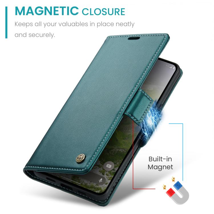 For Google Pixel 10a CaseMe 023 Butterfly Buckle Litchi Texture RFID Anti-theft Leather Phone Case