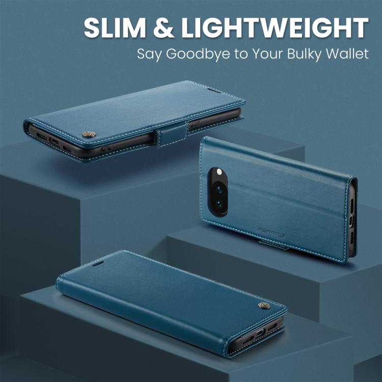 For Google Pixel 10a CaseMe 023 Butterfly Buckle Litchi Texture RFID Anti-theft Leather Phone Case