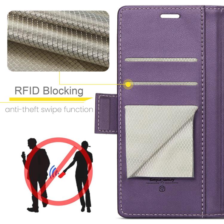 For Google Pixel 10a CaseMe 023 Butterfly Buckle Litchi Texture RFID Anti-theft Leather Phone Case