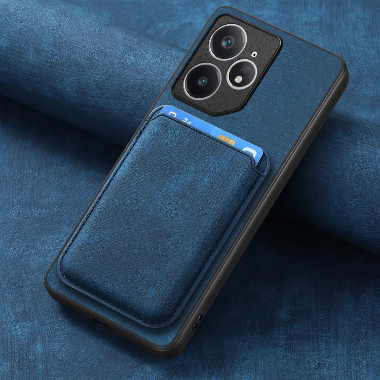 For Realme Neo7 Retro Leather Card Bag Magnetic Phone Case