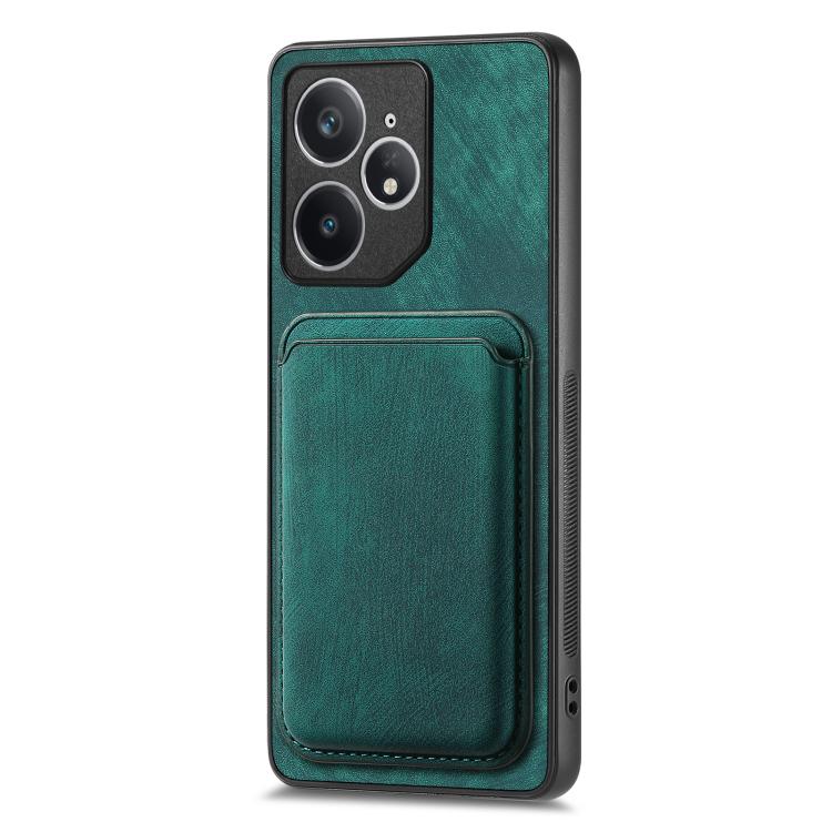 For Realme Neo7 Retro Leather Card Bag Magnetic Phone Case