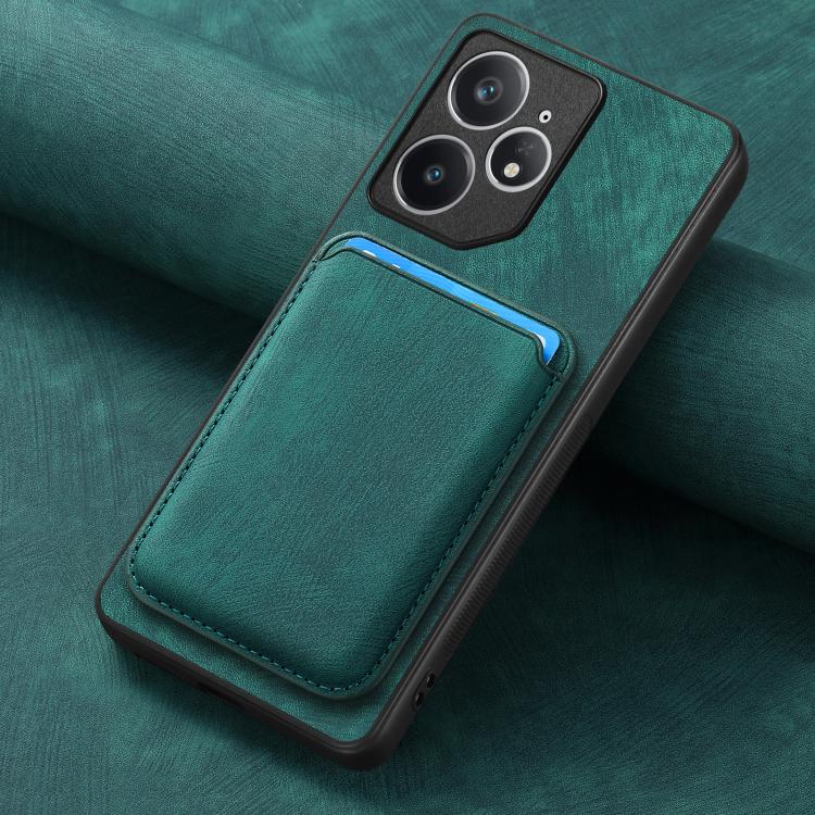 For Realme Neo7 Retro Leather Card Bag Magnetic Phone Case