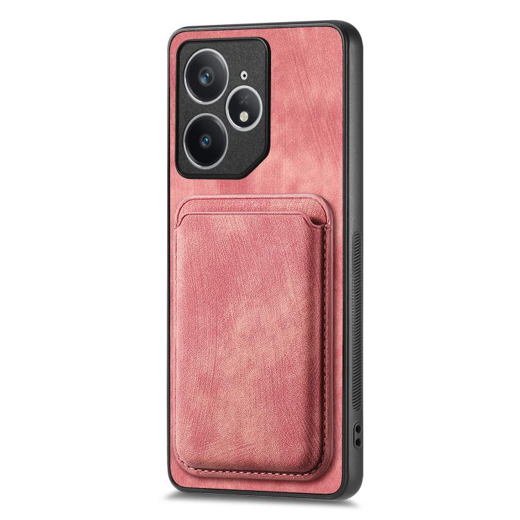 For Realme Neo7 Retro Leather Card Bag Magnetic Phone Case