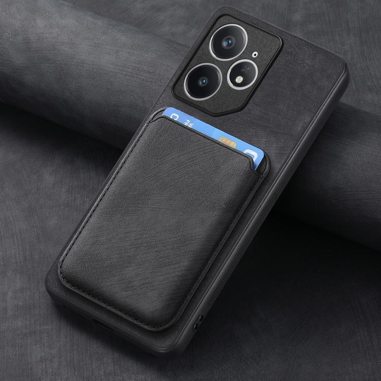 For Realme Neo7 Retro Leather Card Bag Magnetic Phone Case