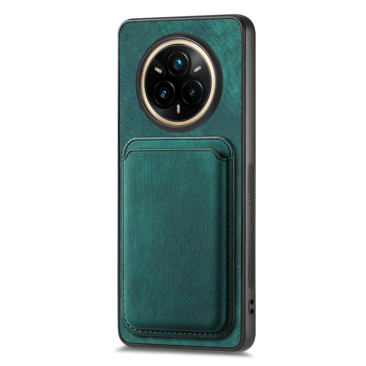 For Realme 14 Pro Retro Leather Card Bag Magnetic Phone Case