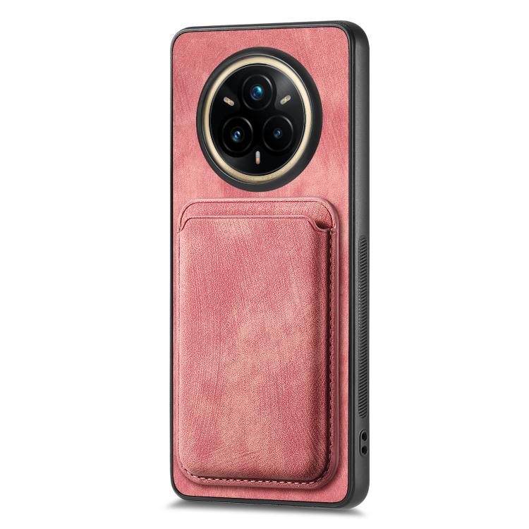 For Realme 14 Pro Retro Leather Card Bag Magnetic Phone Case