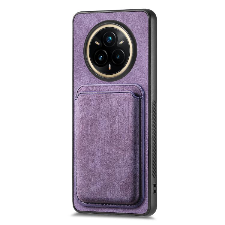 For Realme 14 Pro Retro Leather Card Bag Magnetic Phone Case