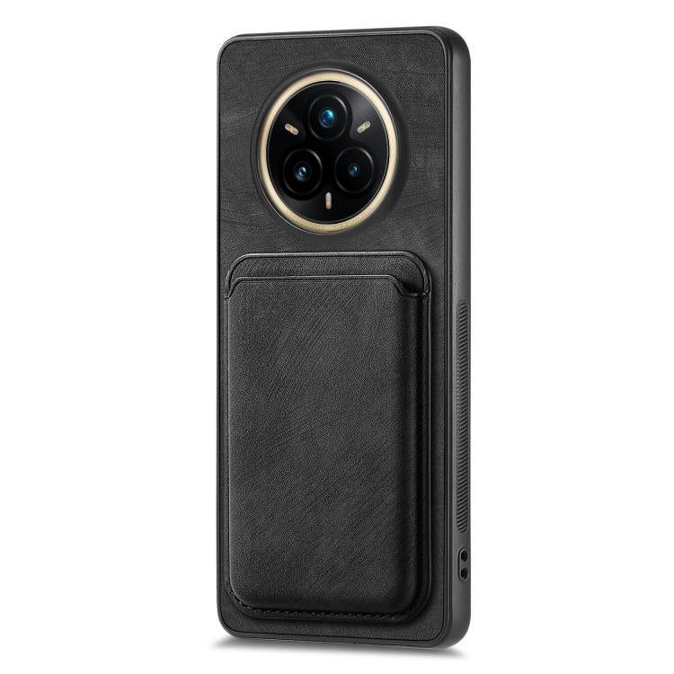 For Realme 14 Pro Retro Leather Card Bag Magnetic Phone Case