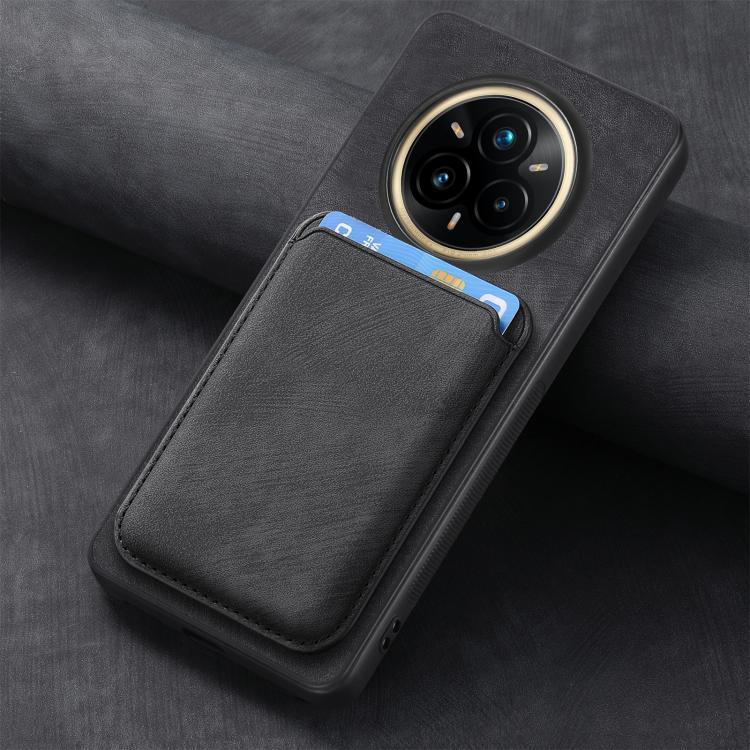 For Realme 14 Pro Retro Leather Card Bag Magnetic Phone Case