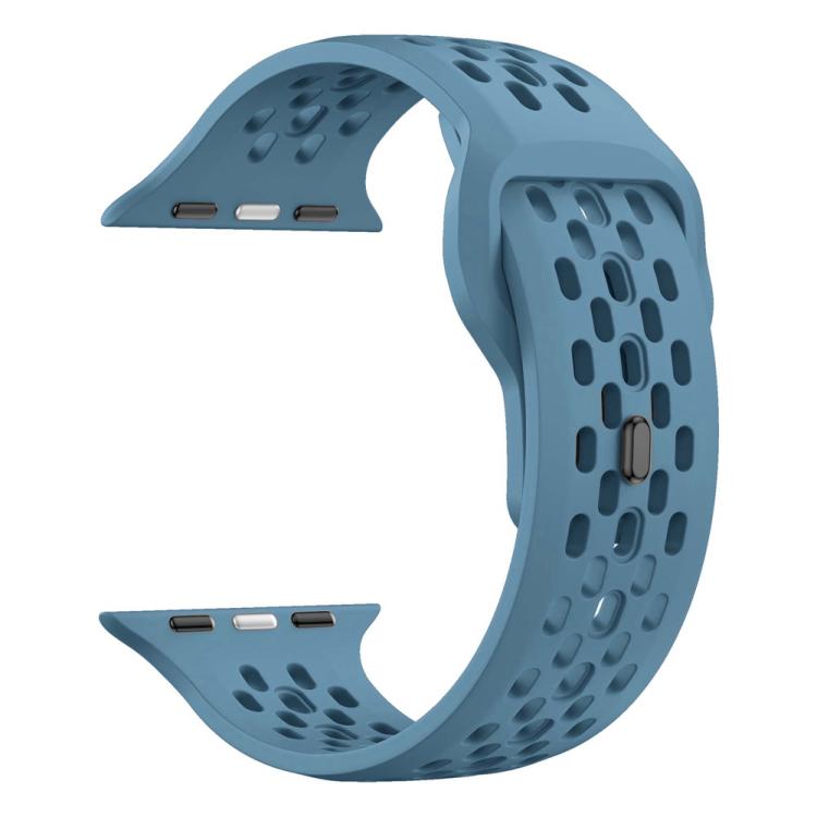 For Apple Watch 42mm / 41mm / 40mm / 38mm Mesh Reverse Buckle Silicone Watch Band