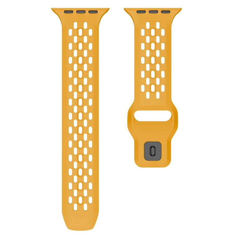 For Apple Watch 42mm / 41mm / 40mm / 38mm Mesh Reverse Buckle Silicone Watch Band