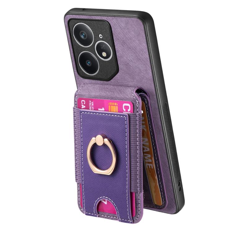 For Realme Neo7 Retro Splitable Magnetic Stand Card Bag Leather Phone Case
