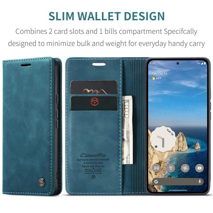 For Google Pixel 9a CaseMe 013 Multifunctional Horizontal Flip Leather Phone Case