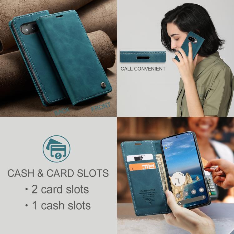 For Google Pixel 9a CaseMe 013 Multifunctional Horizontal Flip Leather Phone Case