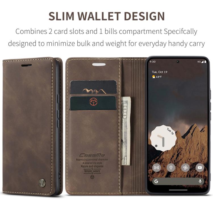 For Google Pixel 9a CaseMe 013 Multifunctional Horizontal Flip Leather Phone Case