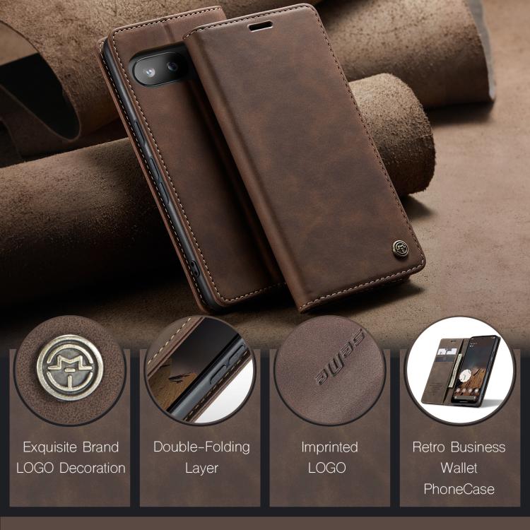 For Google Pixel 9a CaseMe 013 Multifunctional Horizontal Flip Leather Phone Case