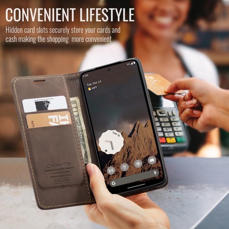 For Google Pixel 9a CaseMe 013 Multifunctional Horizontal Flip Leather Phone Case