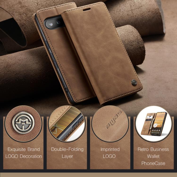 For Google Pixel 9a CaseMe 013 Multifunctional Horizontal Flip Leather Phone Case