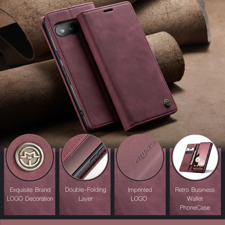 For Google Pixel 9a CaseMe 013 Multifunctional Horizontal Flip Leather Phone Case