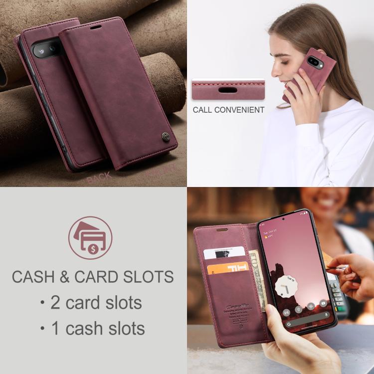 For Google Pixel 9a CaseMe 013 Multifunctional Horizontal Flip Leather Phone Case