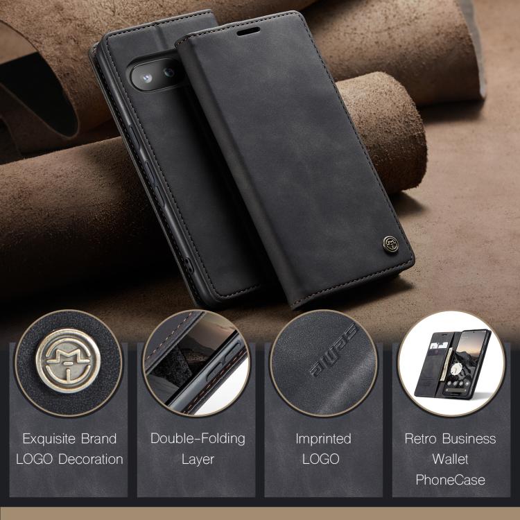 For Google Pixel 9a CaseMe 013 Multifunctional Horizontal Flip Leather Phone Case