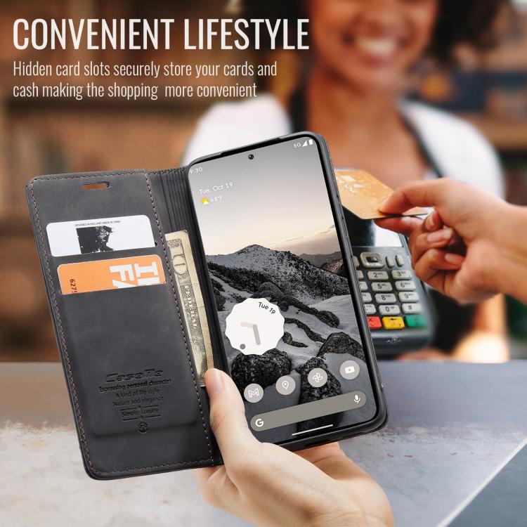 For Google Pixel 9a CaseMe 013 Multifunctional Horizontal Flip Leather Phone Case