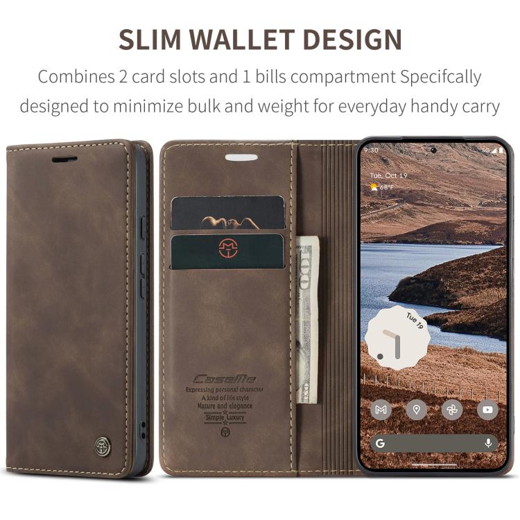 For Google Pixel 10a CaseMe 013 Multifunctional Horizontal Flip Leather Phone Case