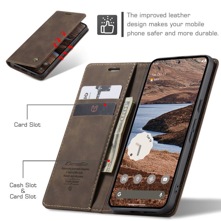 For Google Pixel 10a CaseMe 013 Multifunctional Horizontal Flip Leather Phone Case