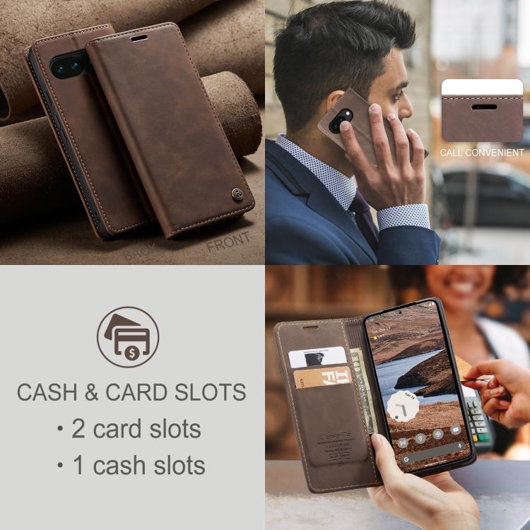 For Google Pixel 10a CaseMe 013 Multifunctional Horizontal Flip Leather Phone Case