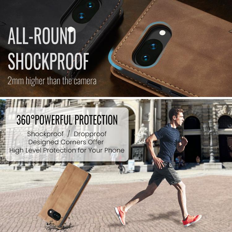 For Google Pixel 10a CaseMe 013 Multifunctional Horizontal Flip Leather Phone Case