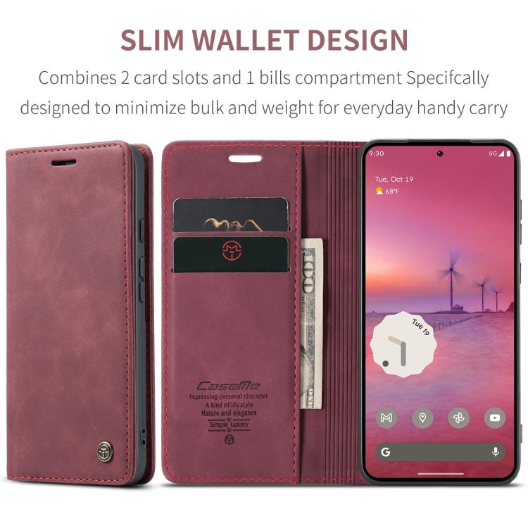 For Google Pixel 10a CaseMe 013 Multifunctional Horizontal Flip Leather Phone Case