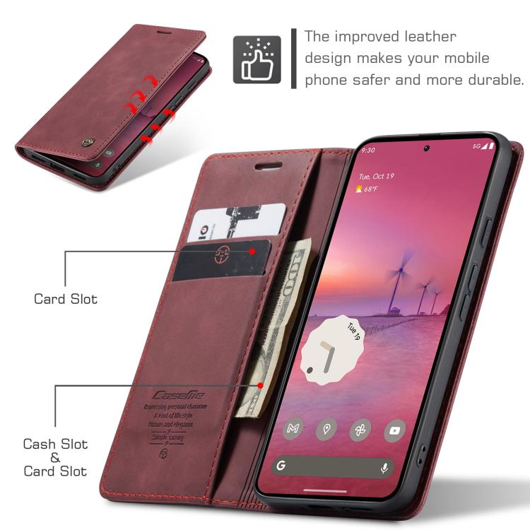 For Google Pixel 10a CaseMe 013 Multifunctional Horizontal Flip Leather Phone Case