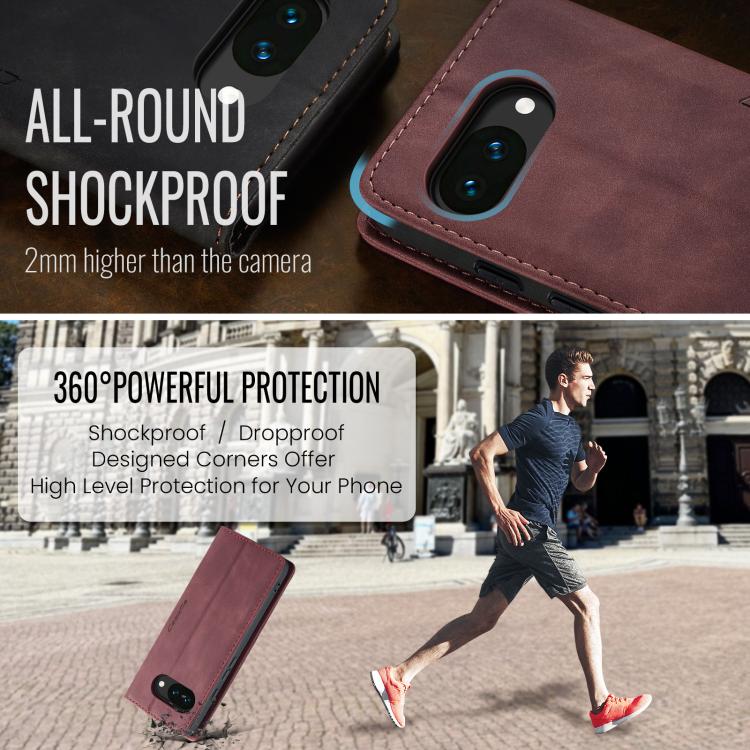 For Google Pixel 10a CaseMe 013 Multifunctional Horizontal Flip Leather Phone Case