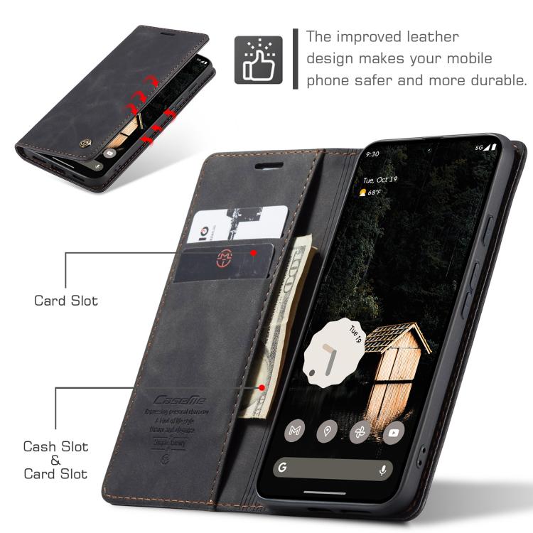 For Google Pixel 10a CaseMe 013 Multifunctional Horizontal Flip Leather Phone Case